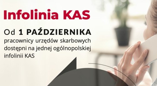 Od 1 października pracownicy urzędów skarbowych dostępni na jednej ogólnopolskiej infolinii KAS