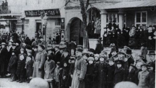 Markplatz Lotzen 1917