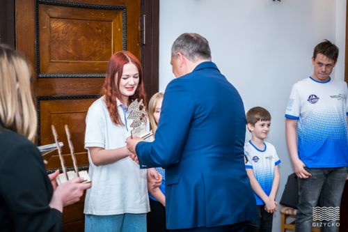 Nagrody Burmistrza w dziedzinie SPORTU_15 maja 2023 r. | gizycko.pl/ Fotografia Tomasz Karolski